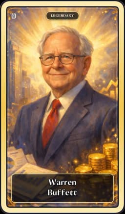 Carta collezionabile leggendaria: Warren Buffett