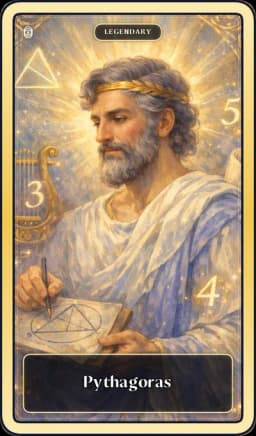 Carta collezionabile leggendaria: Pythagoras