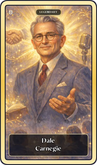 Collectible card: Dale Carnegie (Legendary)