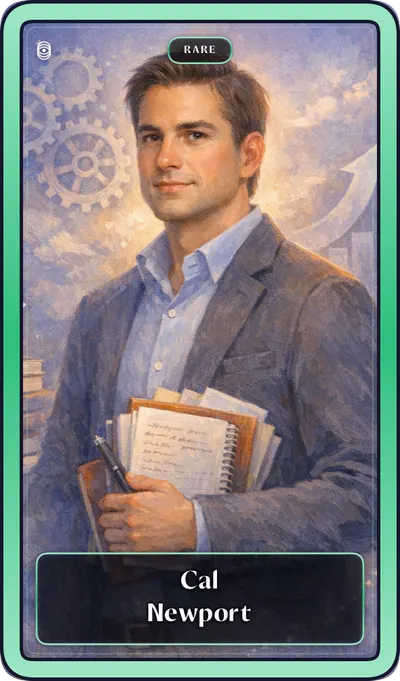 Collectible card: Cal Newport (Rare)