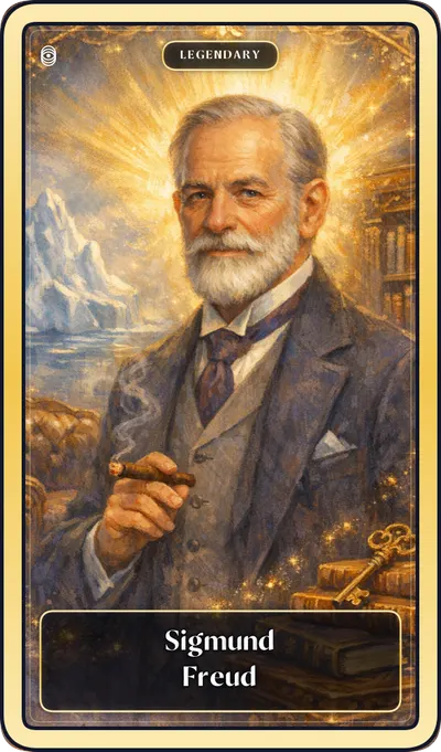 Collectible card: Sigmund Freud (Legendary)