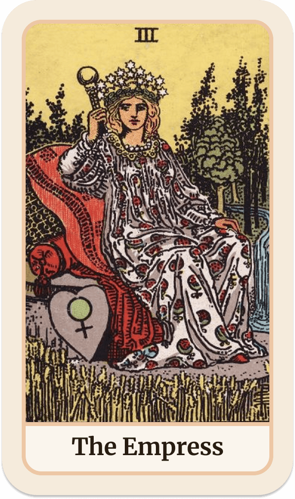The Empress tarot card