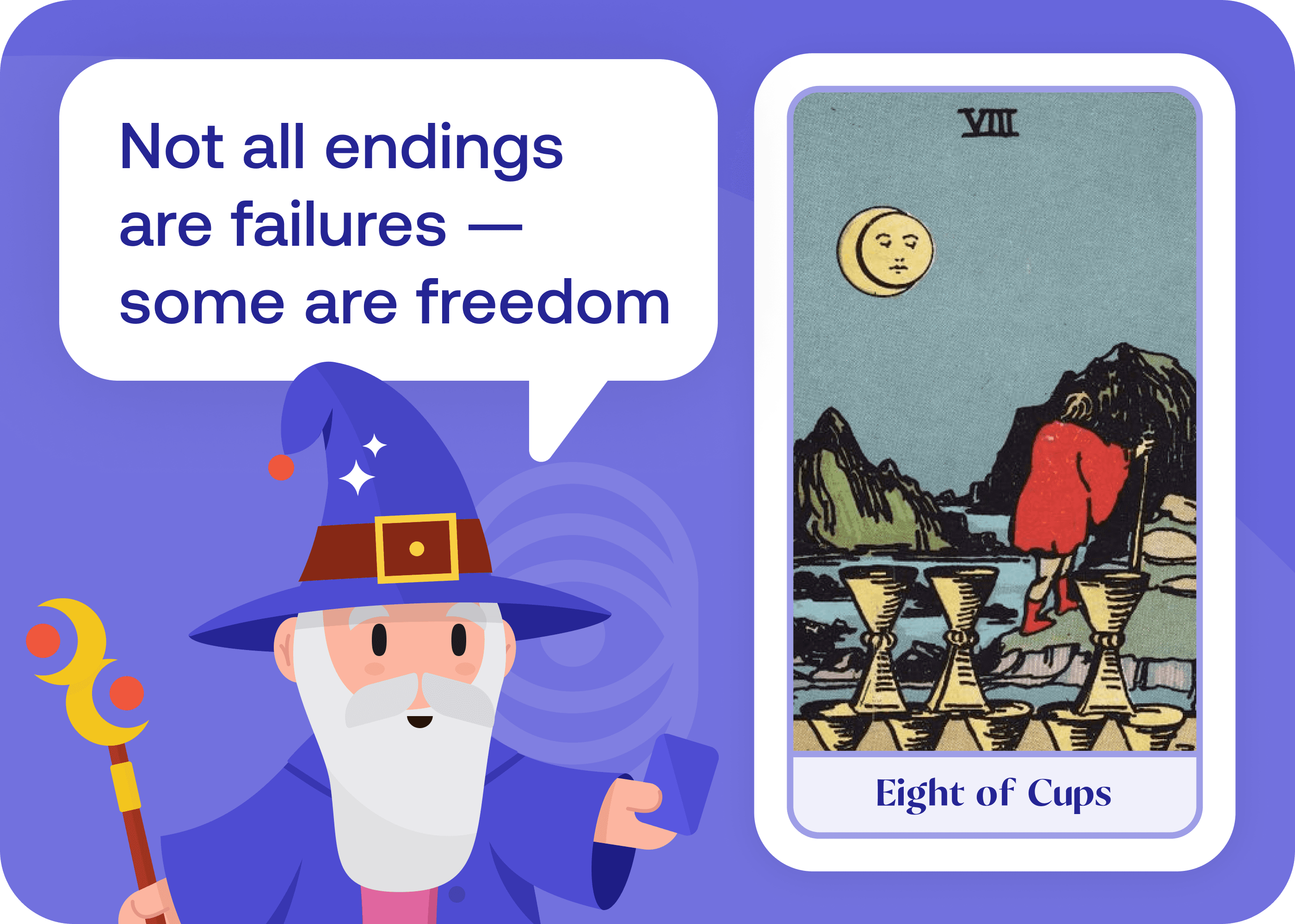 Eight of Cups (8 of Cups)