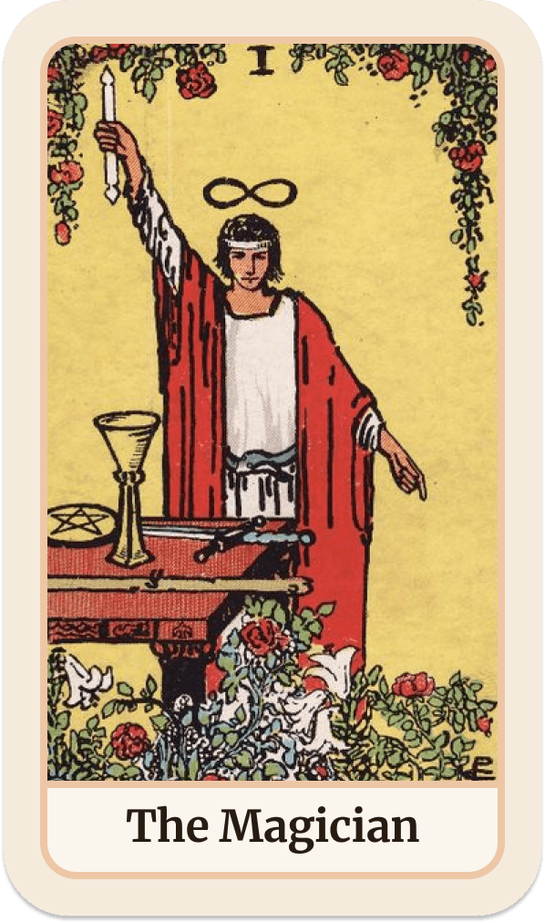 La carte de tarot Le Bateleur