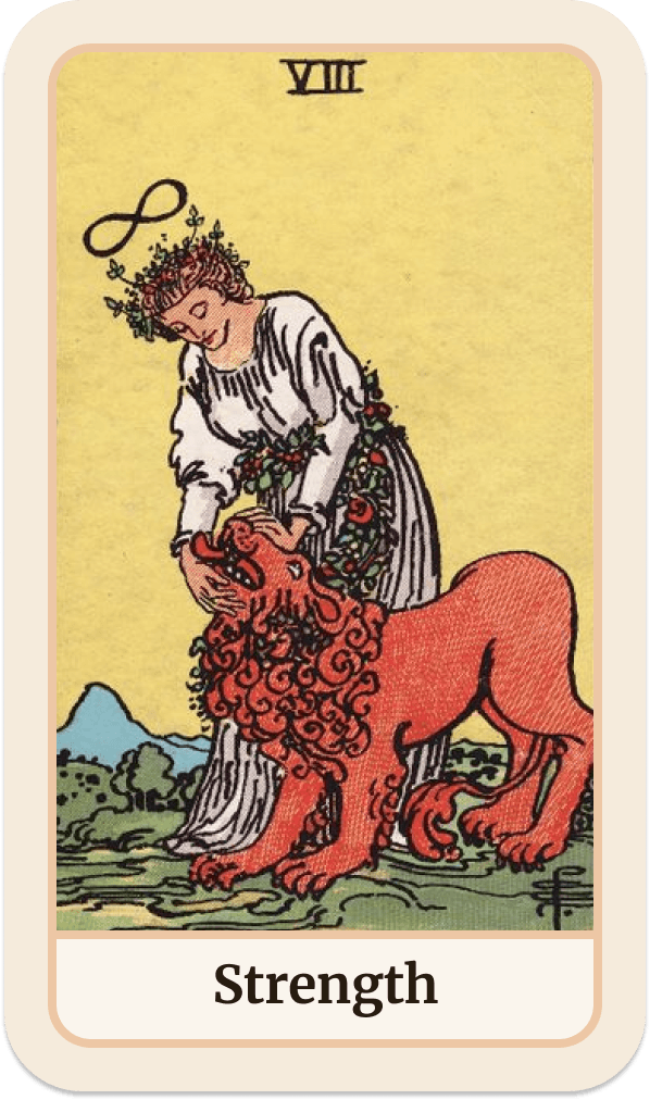 La carte de tarot La Force