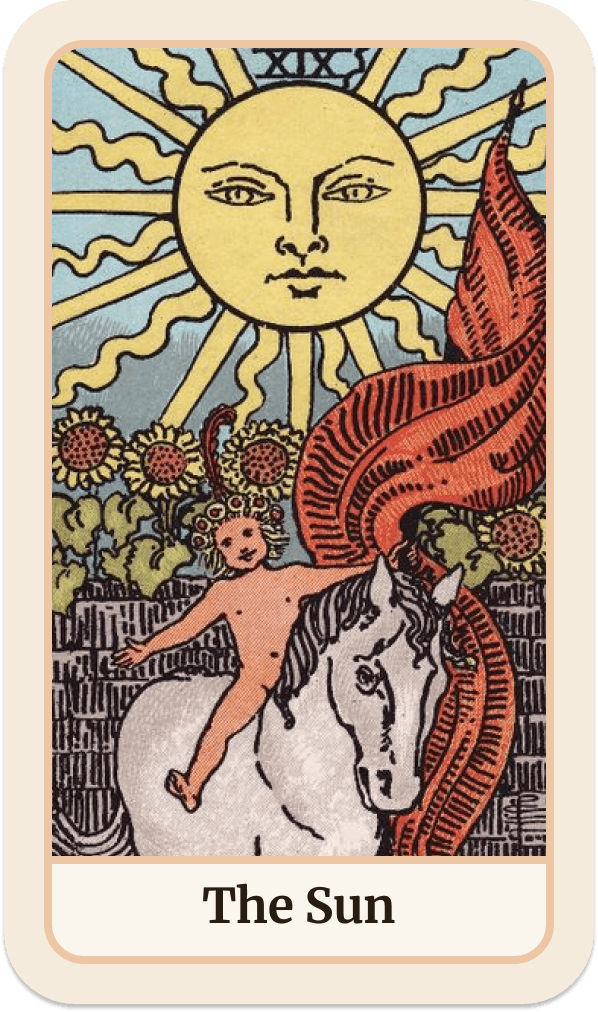 La carte de tarot Le Soleil