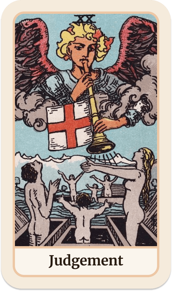 La carte de tarot Le Jugement
