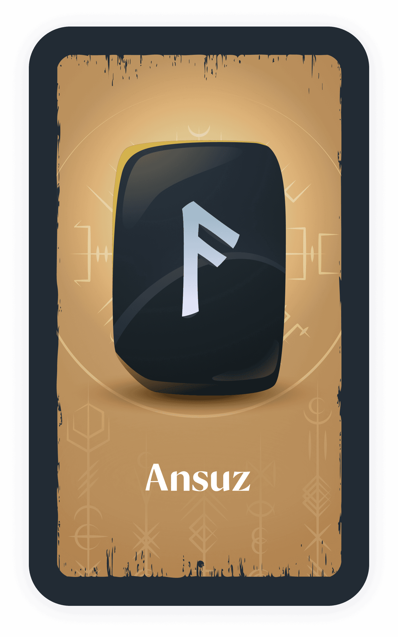 Carta de la runa Ansuz