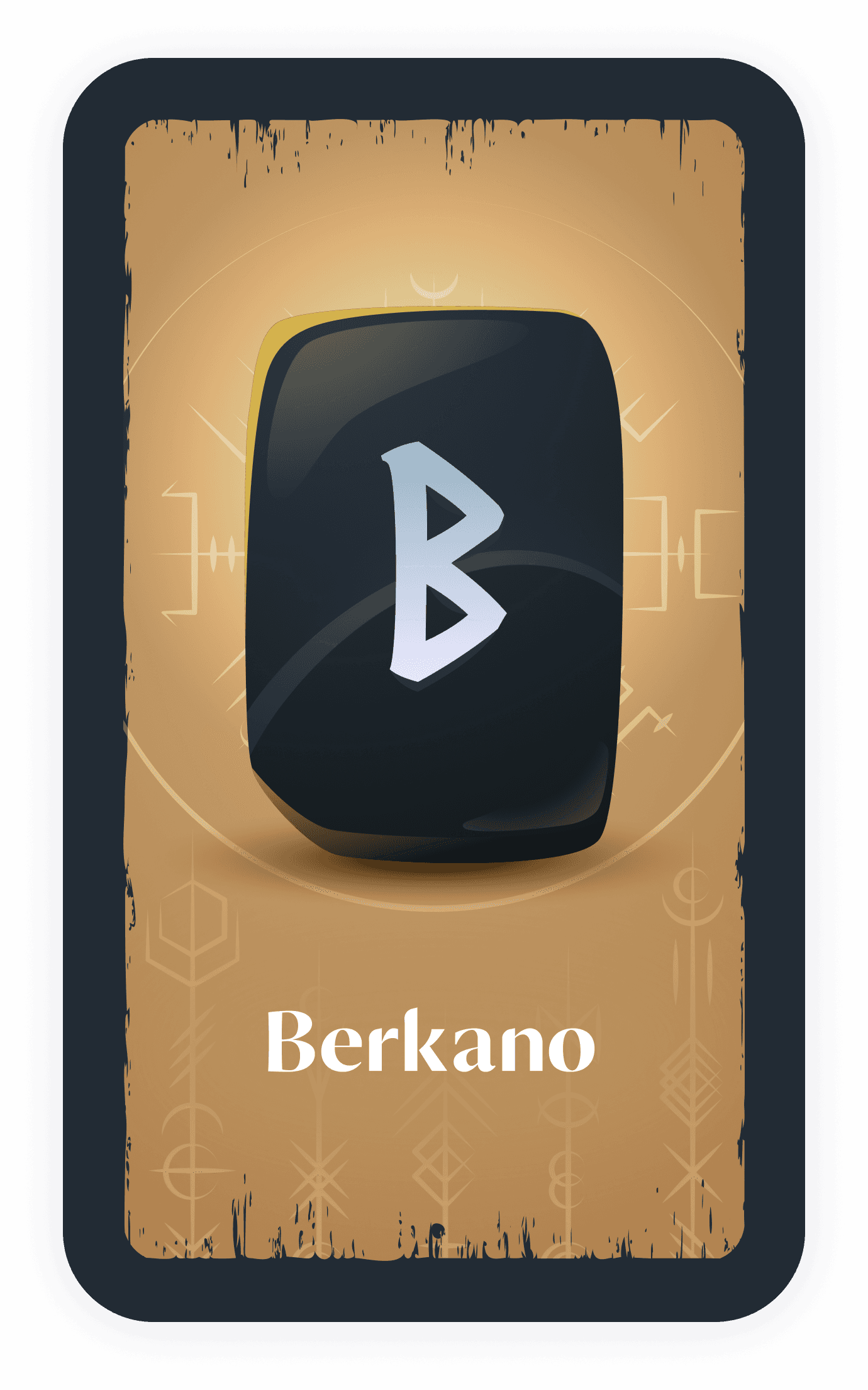 Carta de la runa Berkano