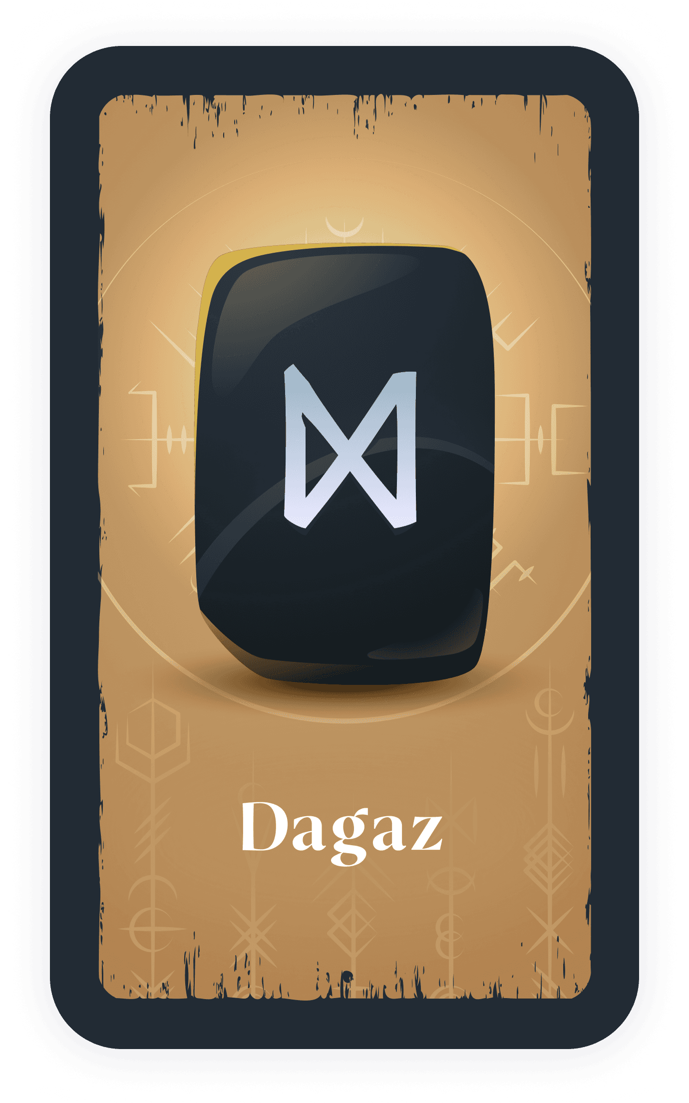 Carta de la runa Dagaz