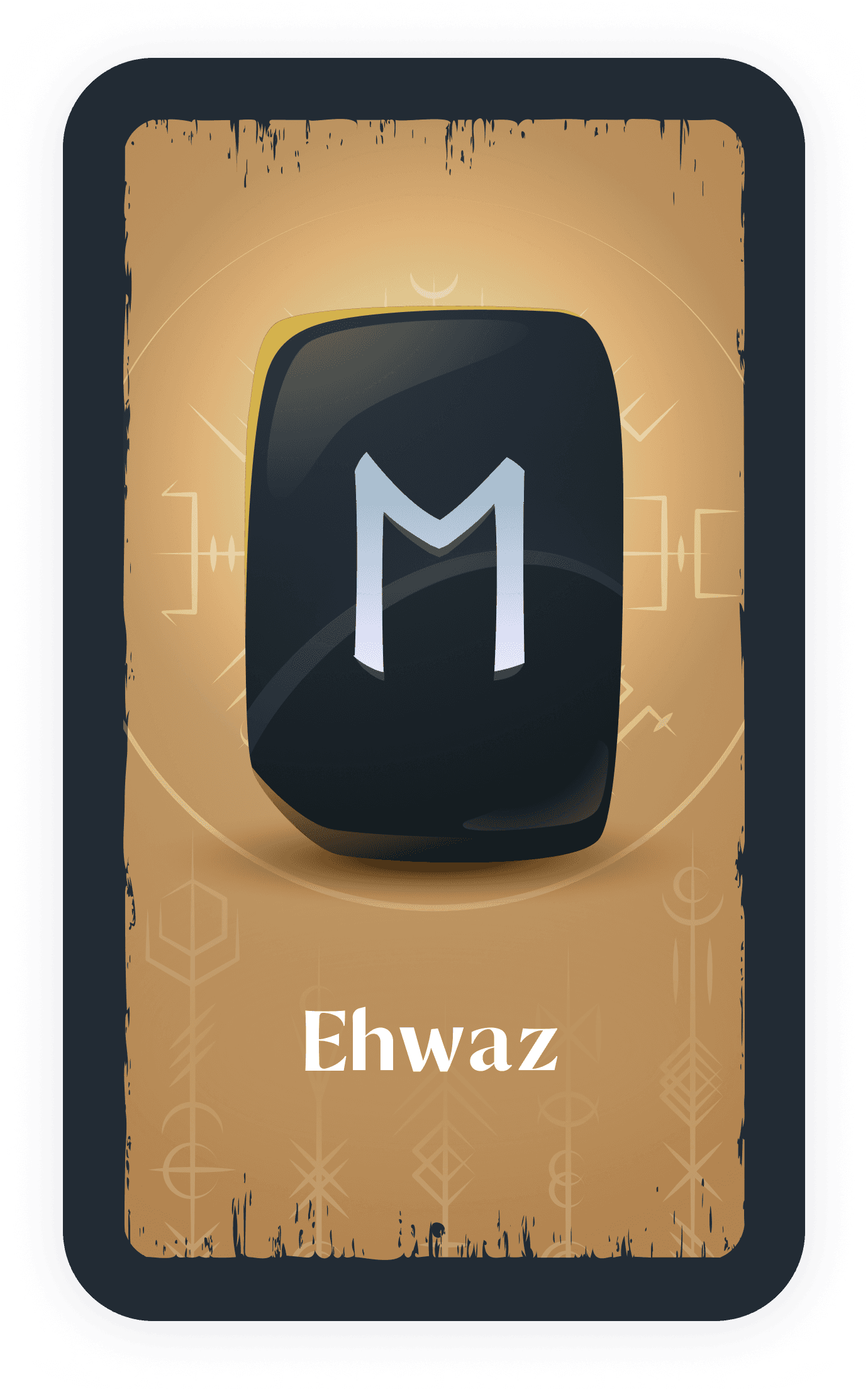 Carta de la runa Ehwaz