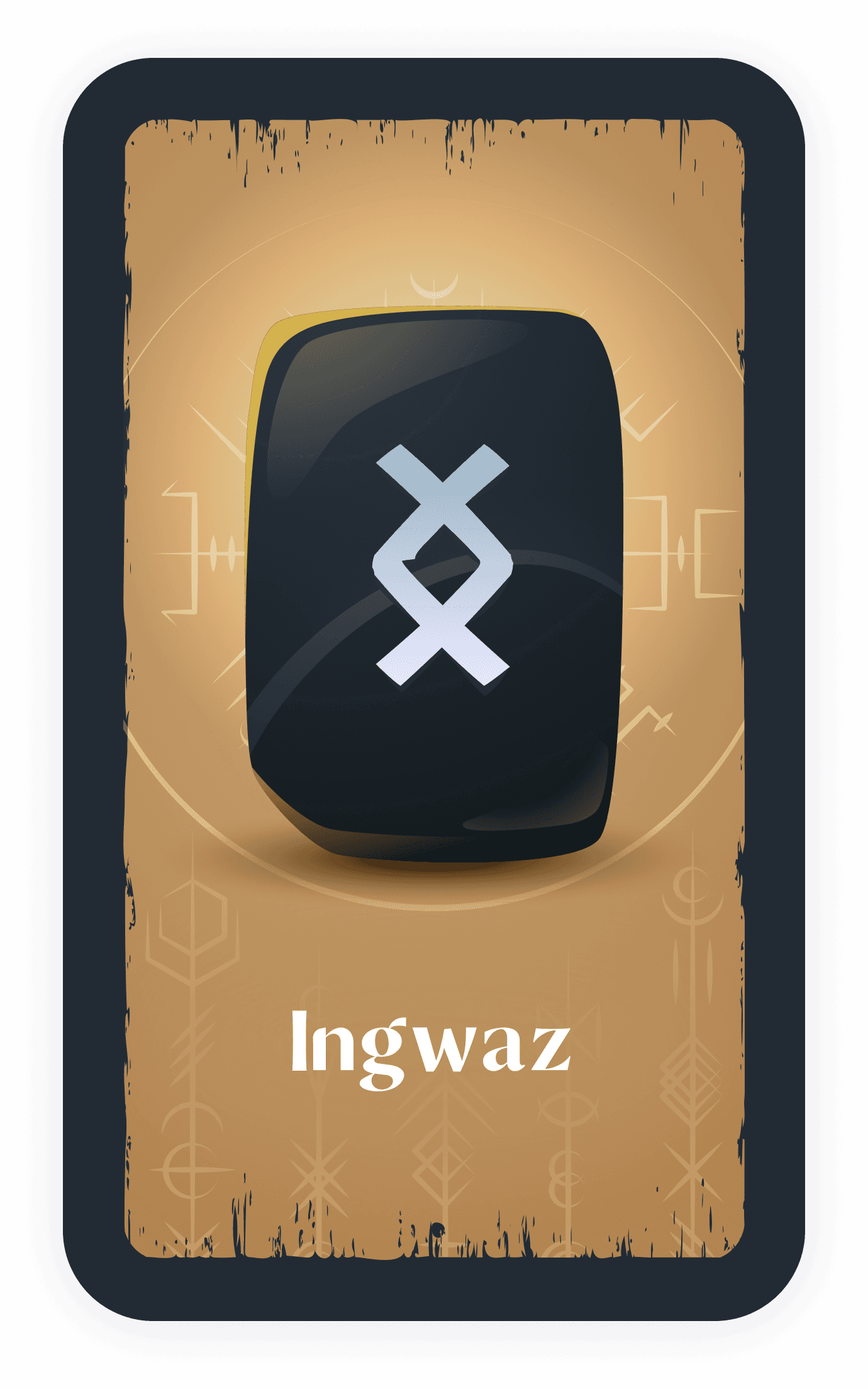 Carta de la runa Ingwaz