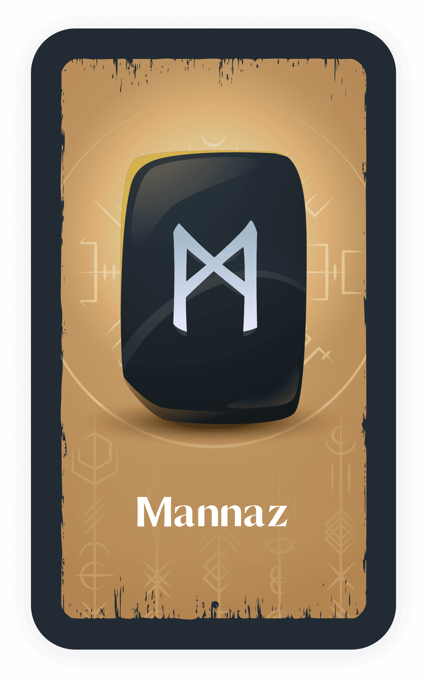 Carta de la runa Mannaz