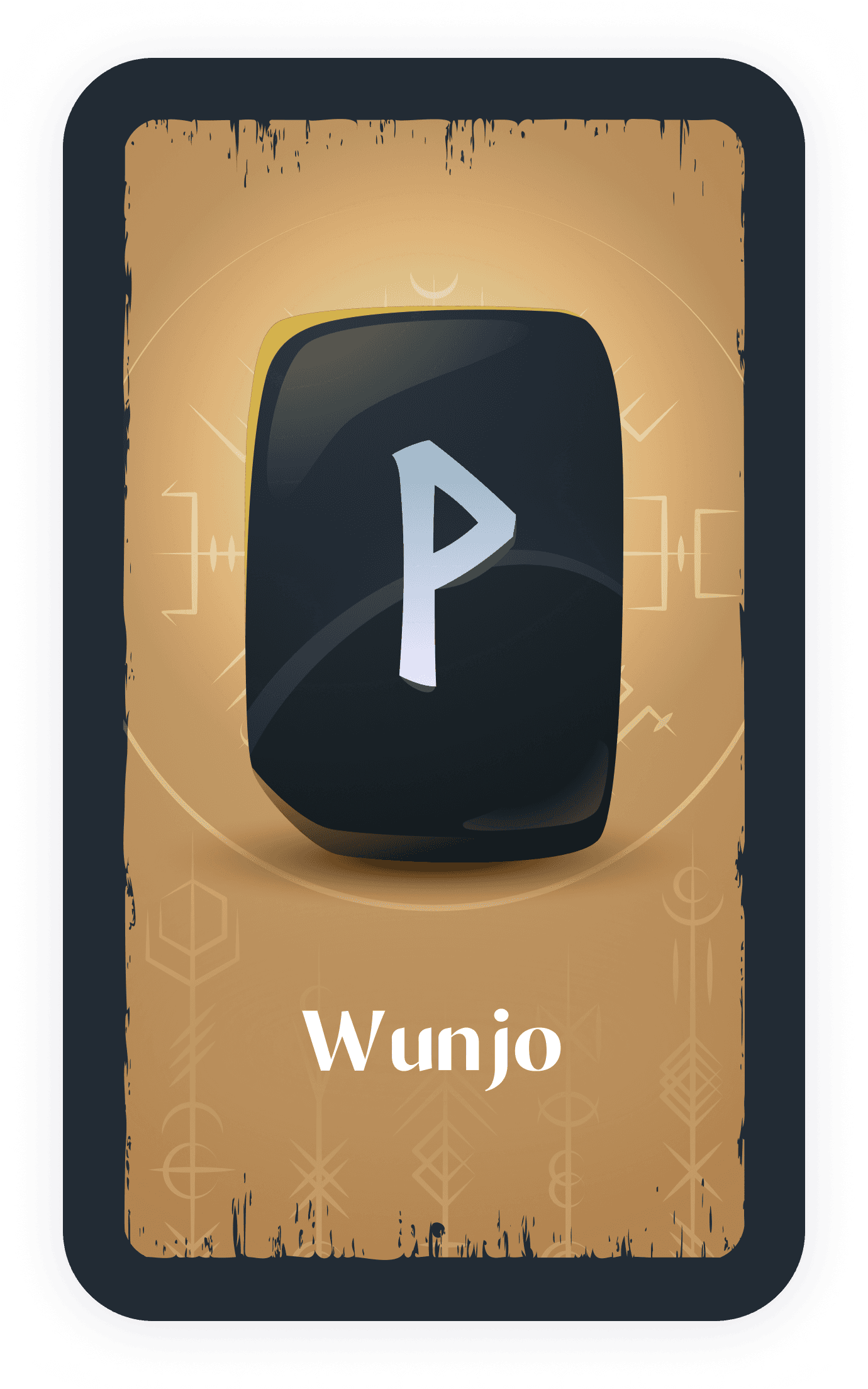 Carta de la runa Wunjo