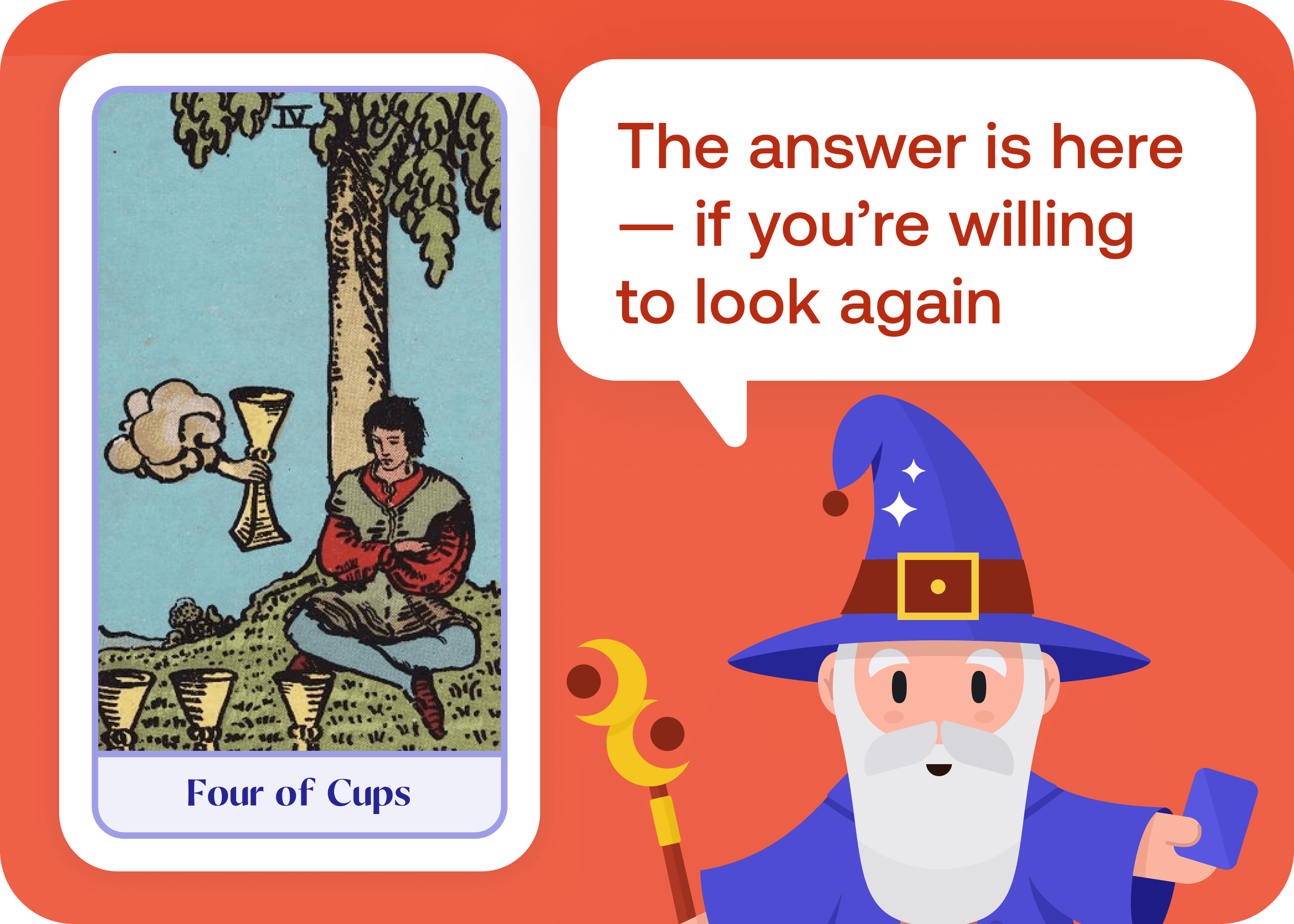 Four of Cups (4 of Cups)