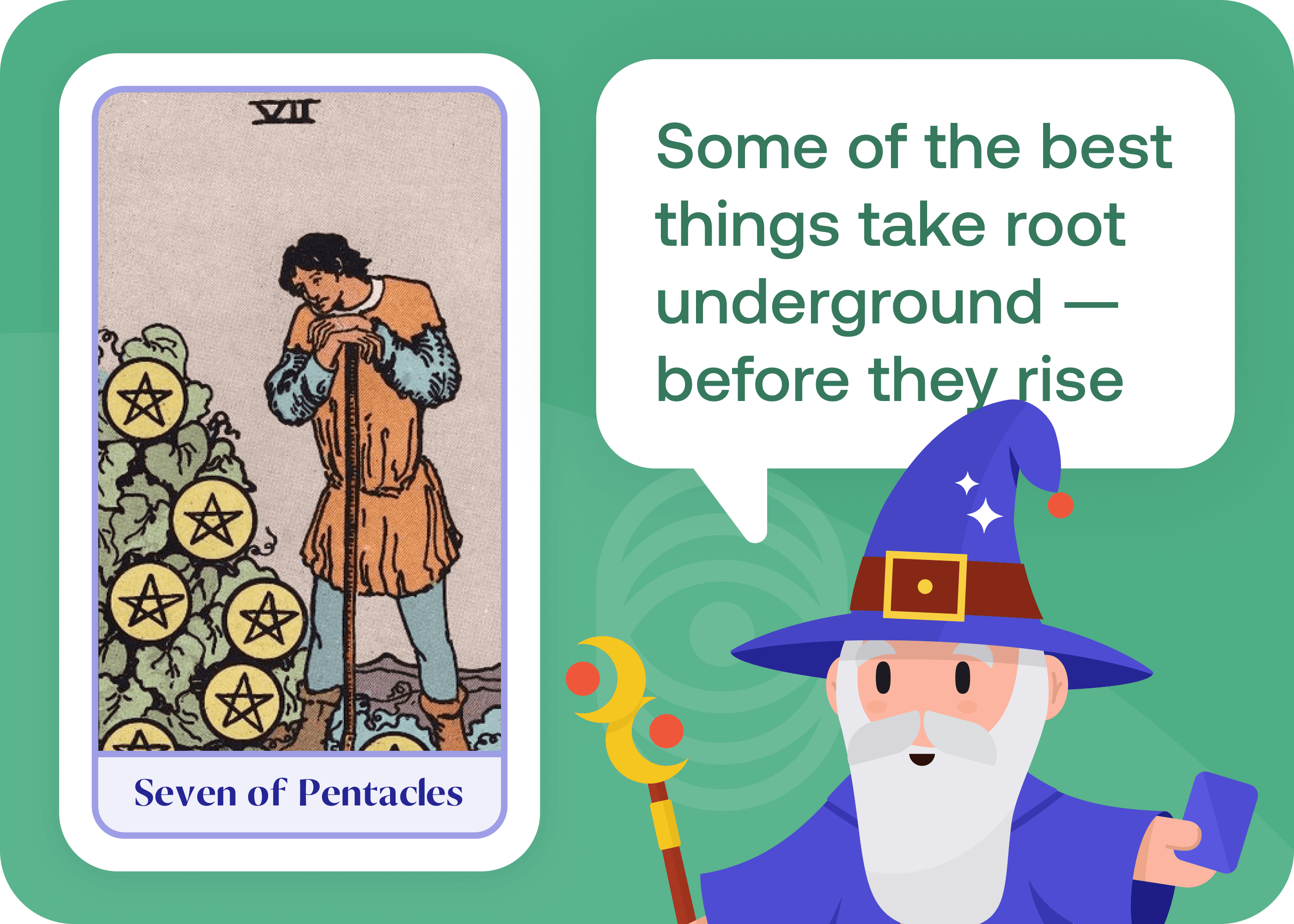 Seven of Pentacles (7 of Pentacles)