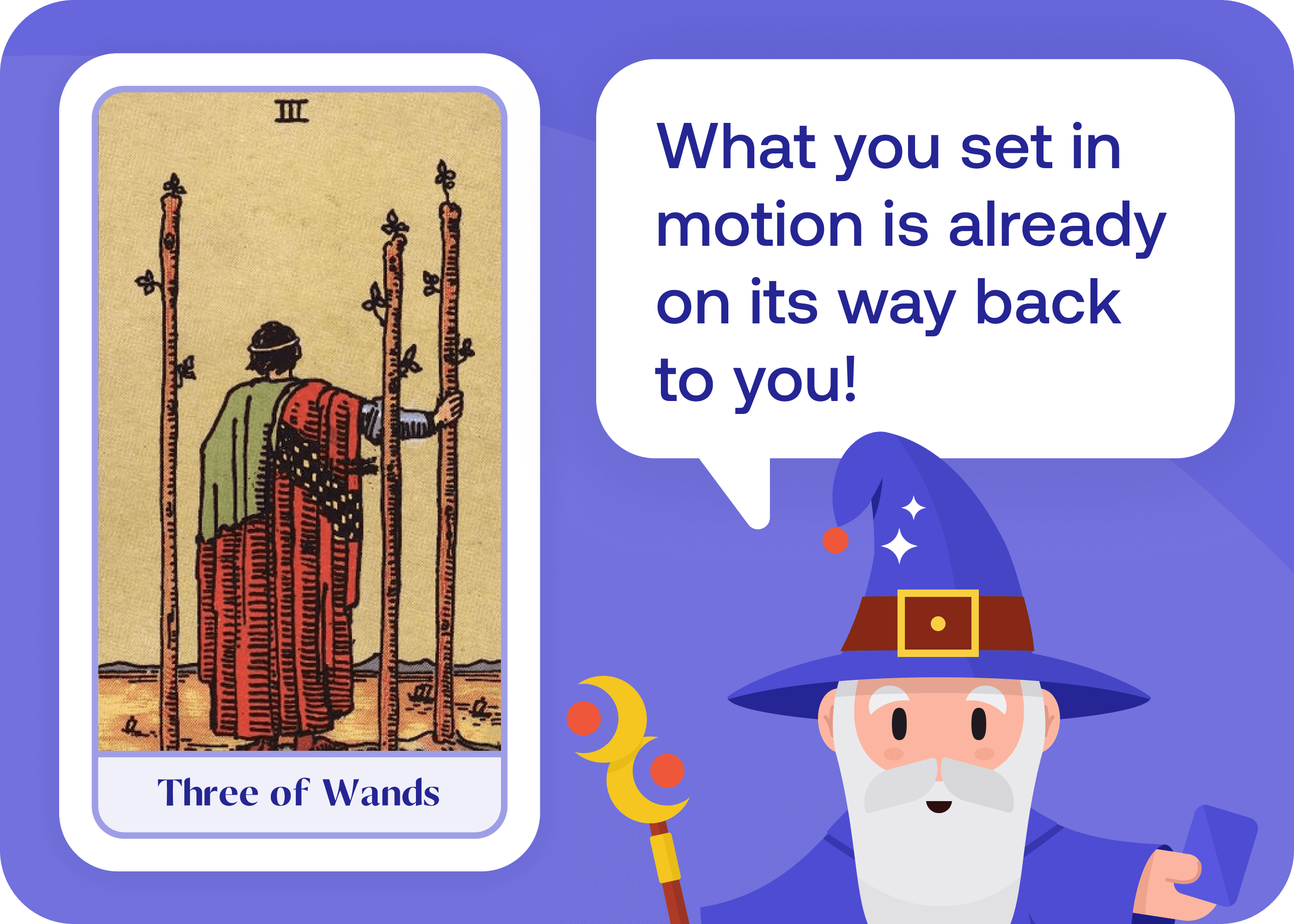 Three of Wands (3 of Wands)