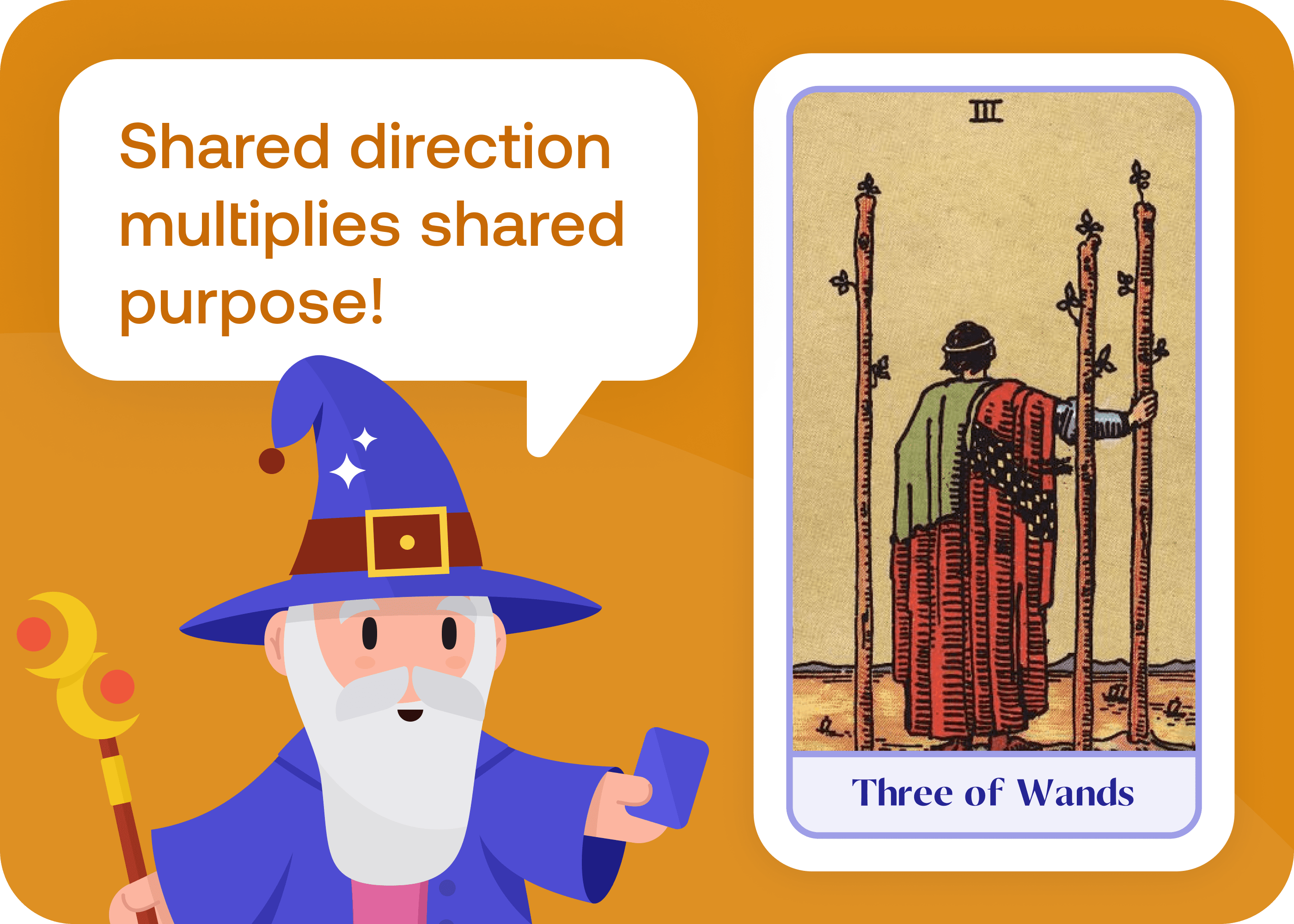 Three of Wands (3 of Wands)