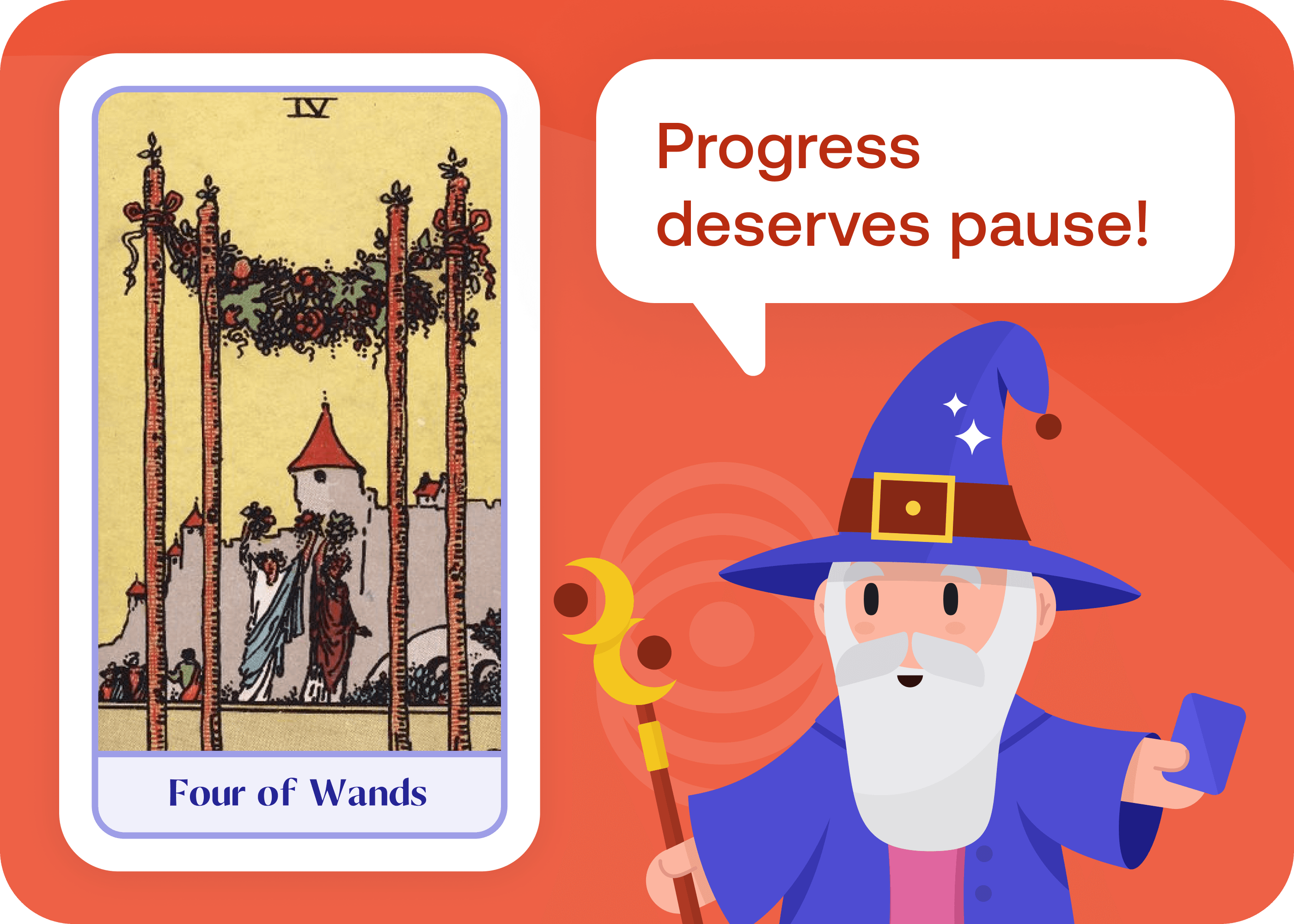 Four of Wands (4 of Wands)
