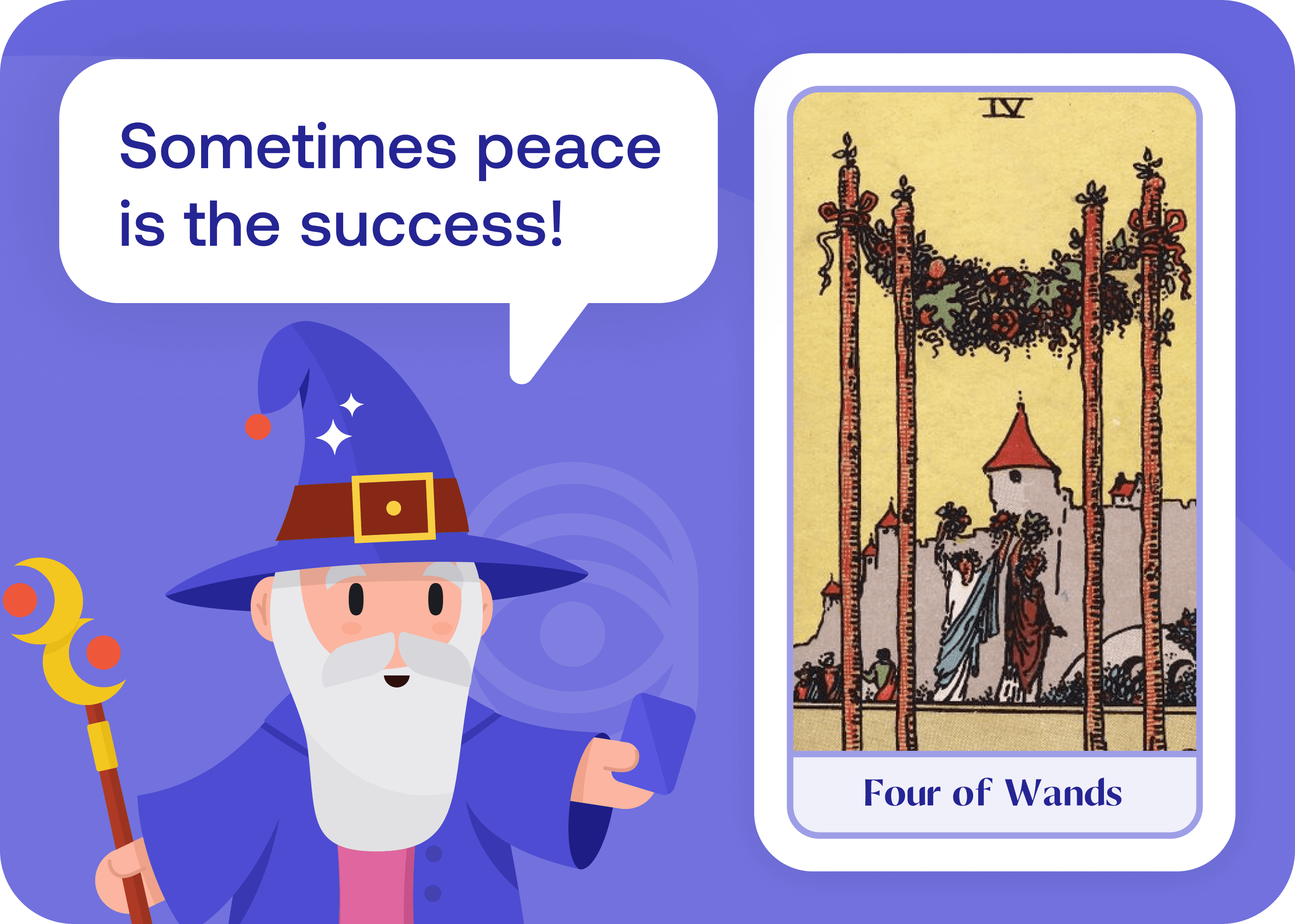 Four of Wands (4 of Wands)