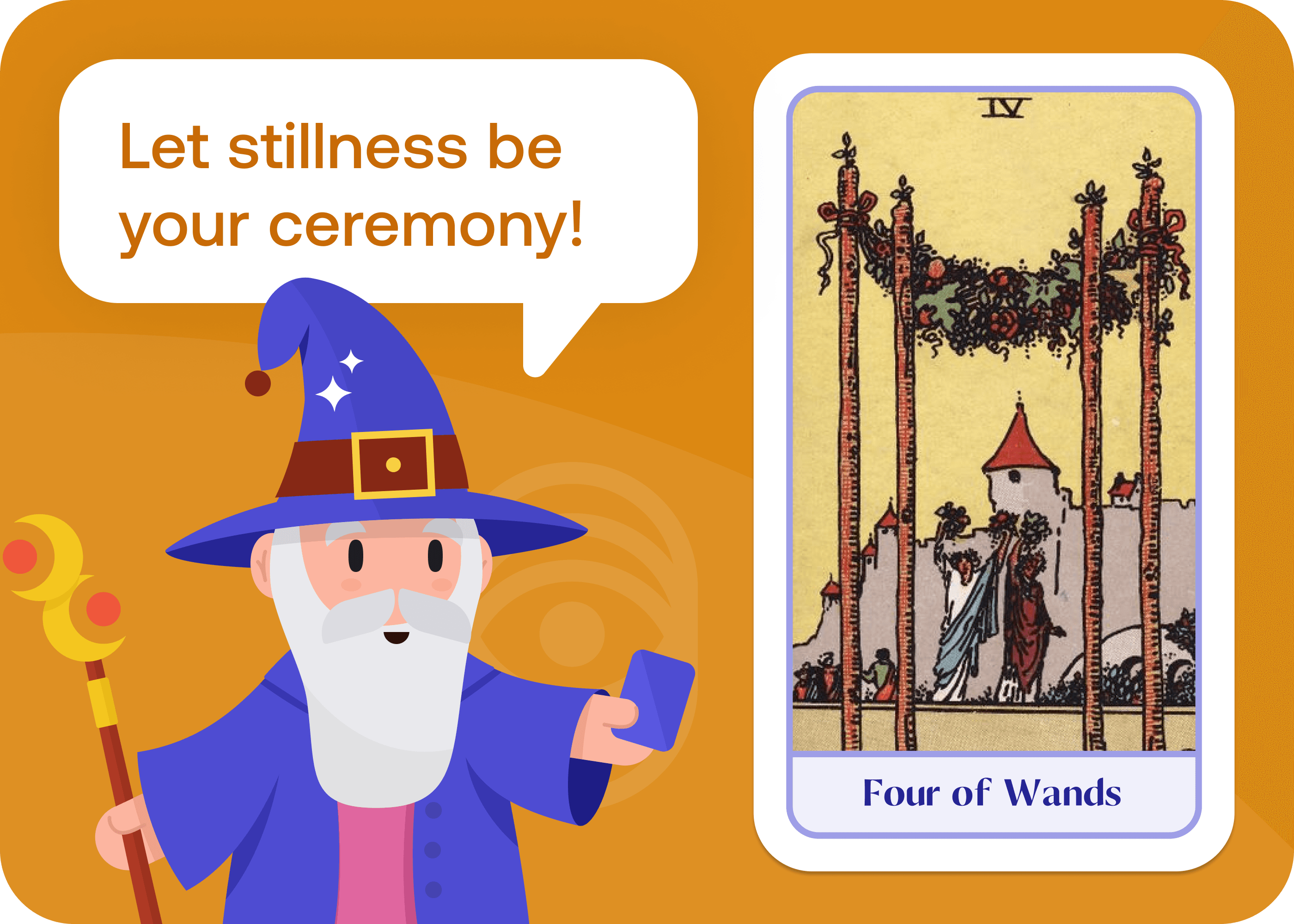 Four of Wands (4 of Wands)