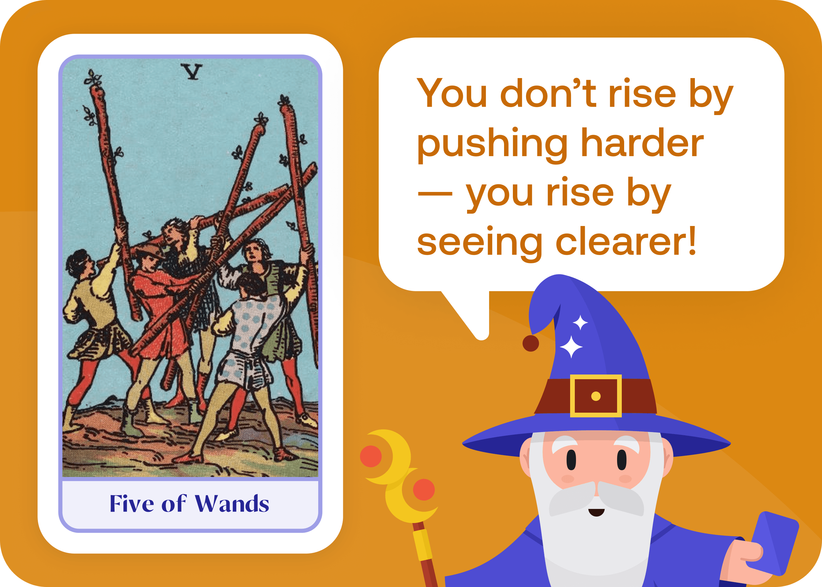 Five of Wands (5 of Wands)