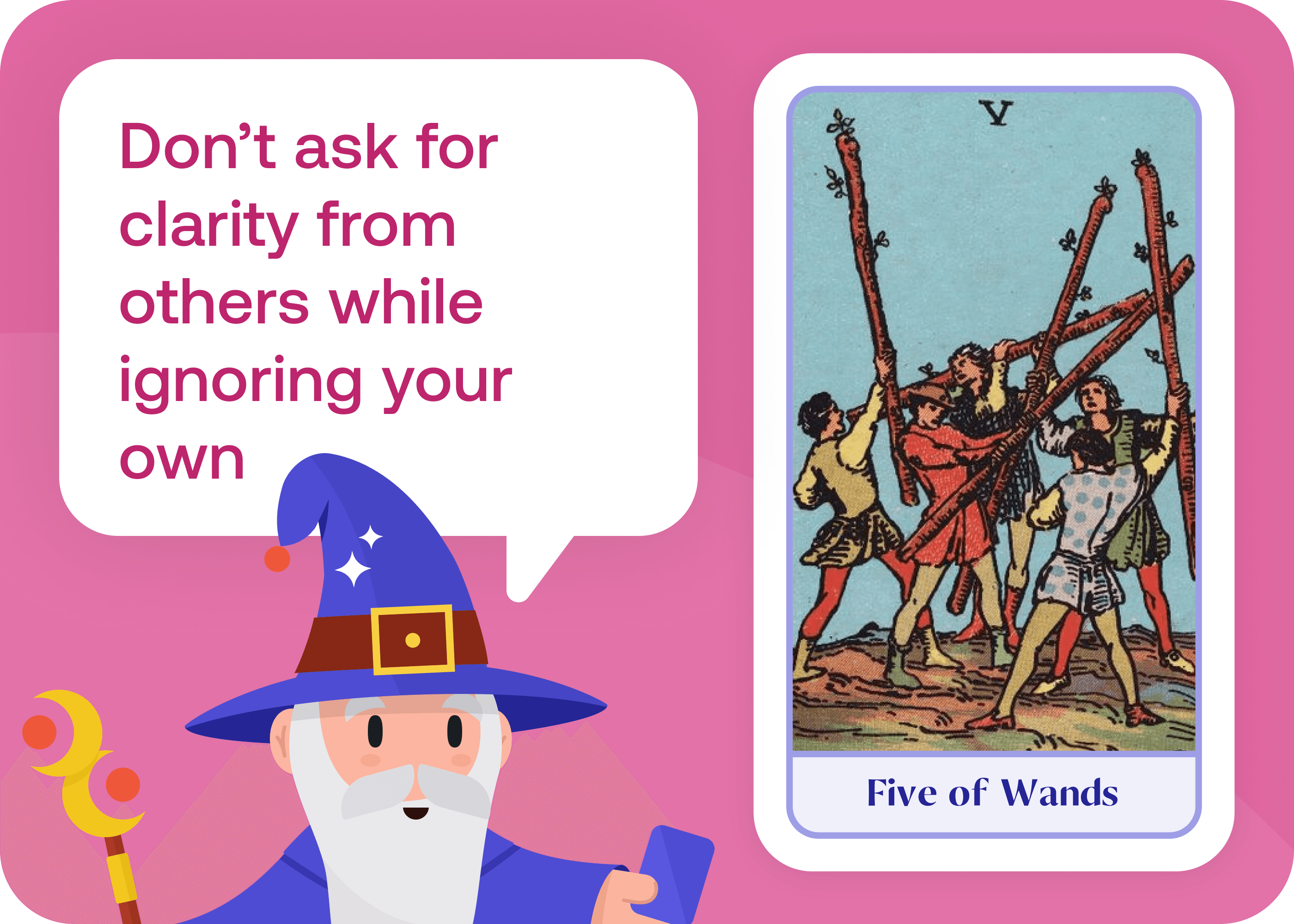 Five of Wands (5 of Wands)