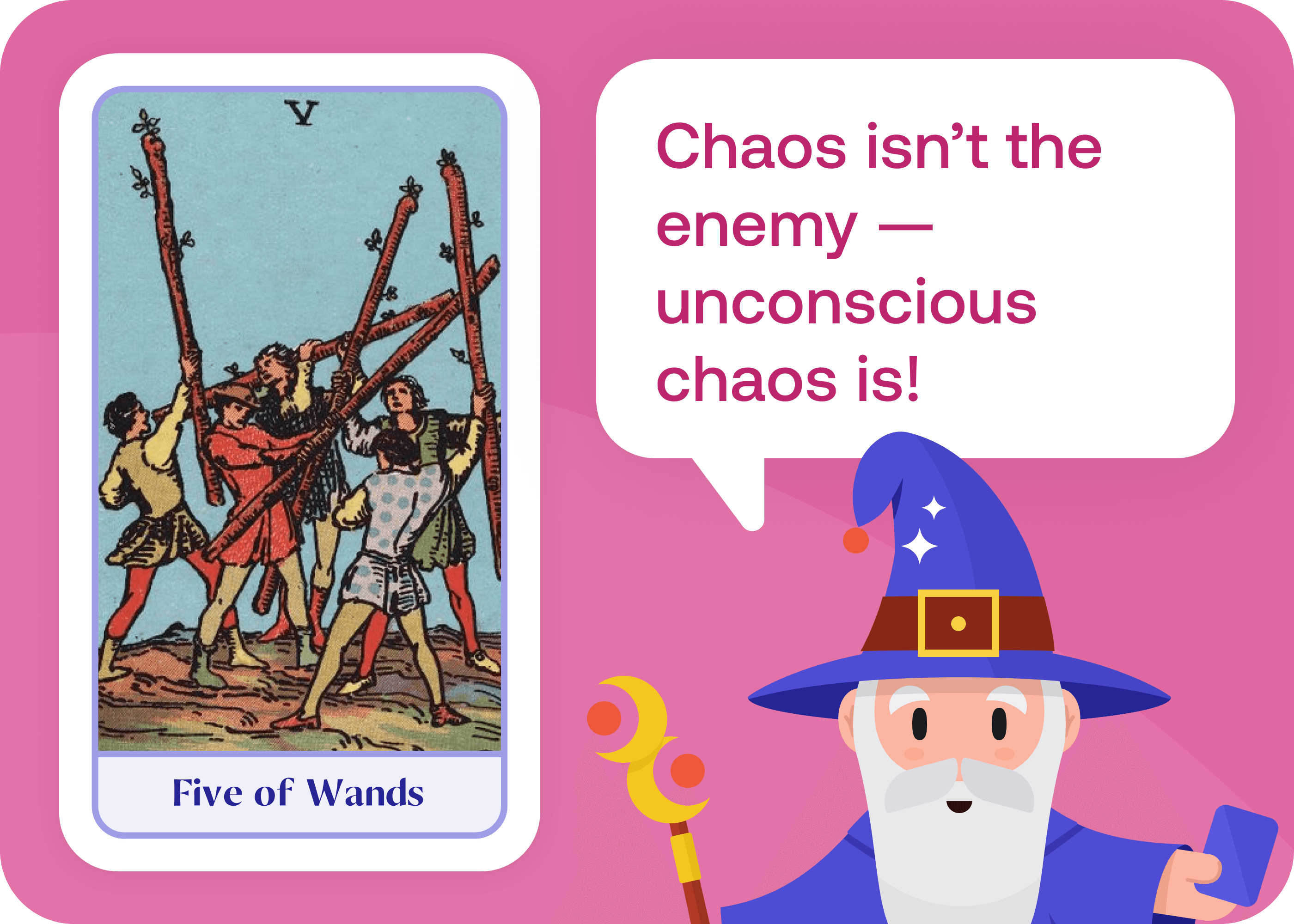 Five of Wands (5 of Wands)