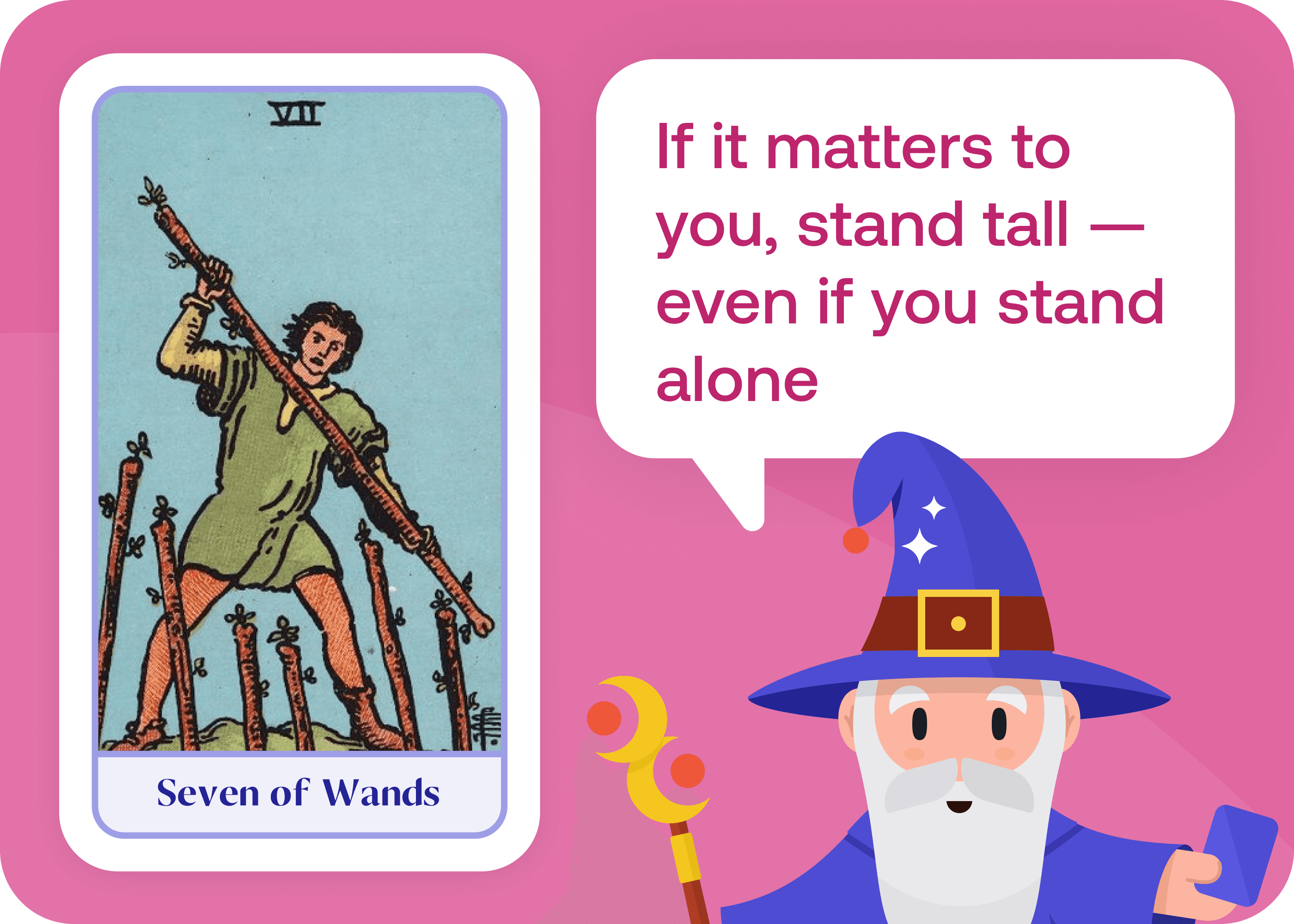 Seven of Wands (7 of Wands)