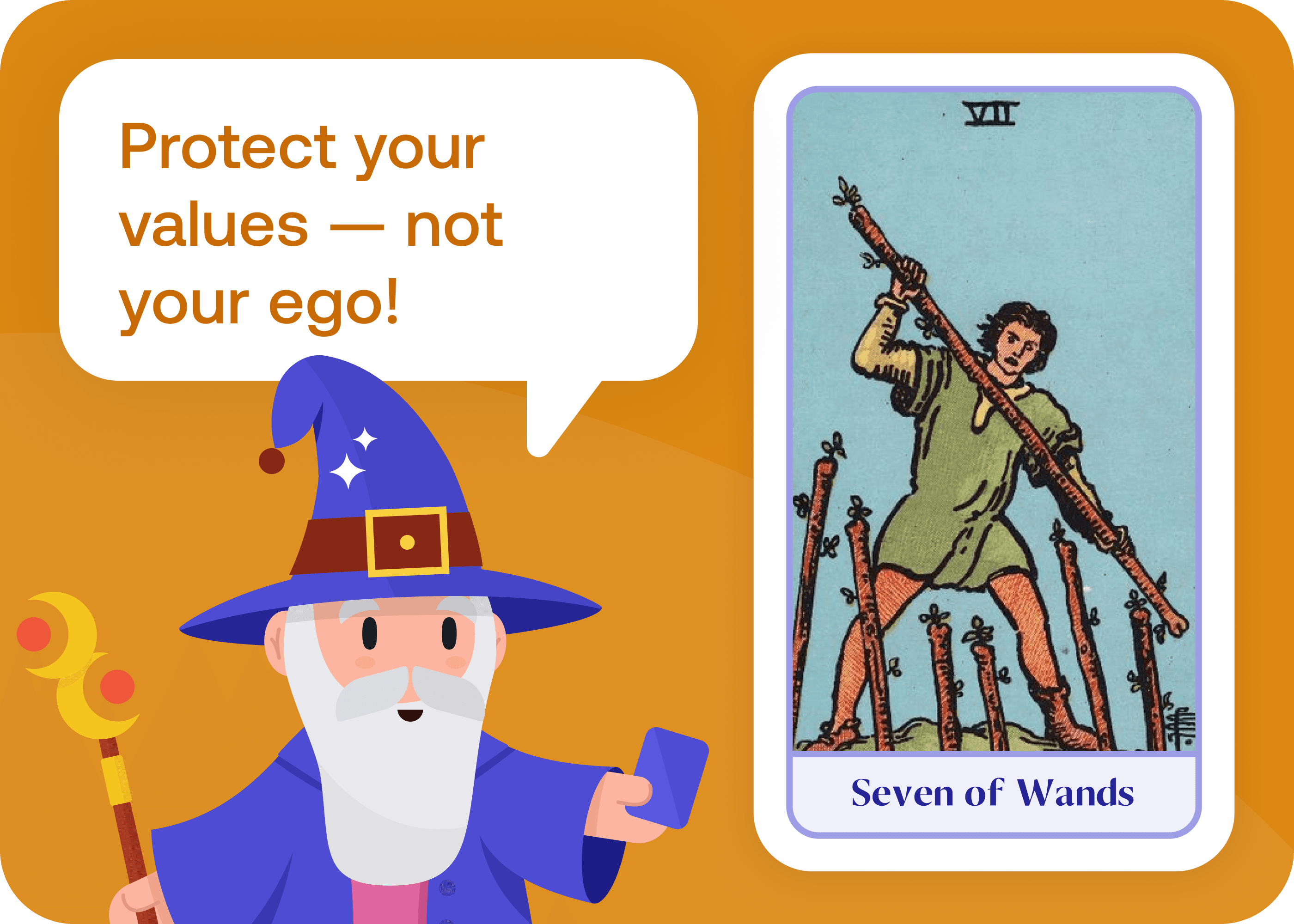 Seven of Wands (7 of Wands)