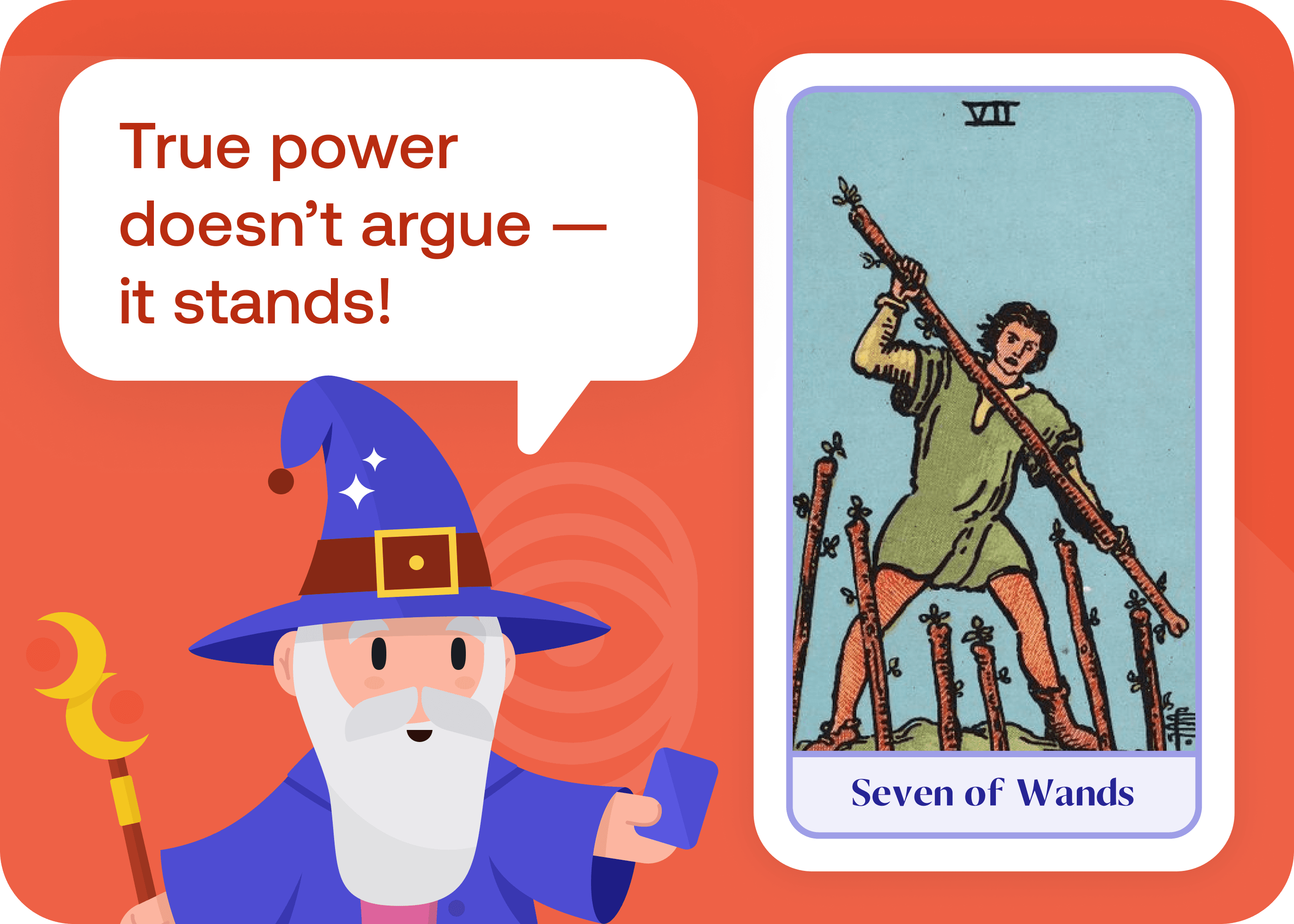 Seven of Wands (7 of Wands)